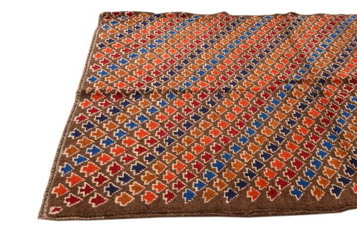 115cm x 175cm anudado a mano Balouch Alfombra Lana