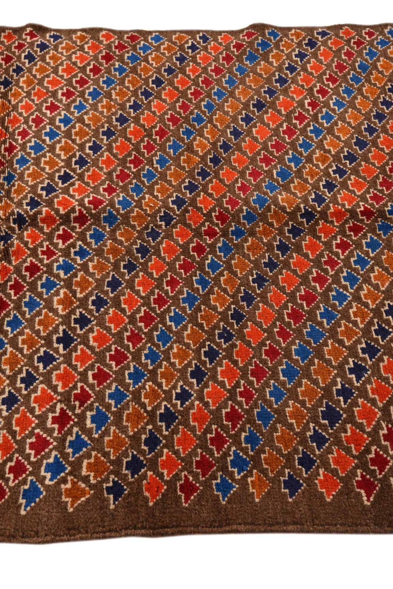 3' 9 x 5' 9 Hand Knotted Balouch Wool Rug