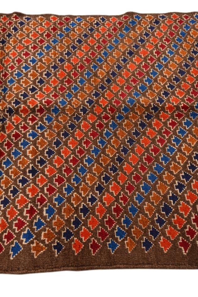 Detail image of 115cm x 175cm anudado a mano Balouch Alfombra Lana