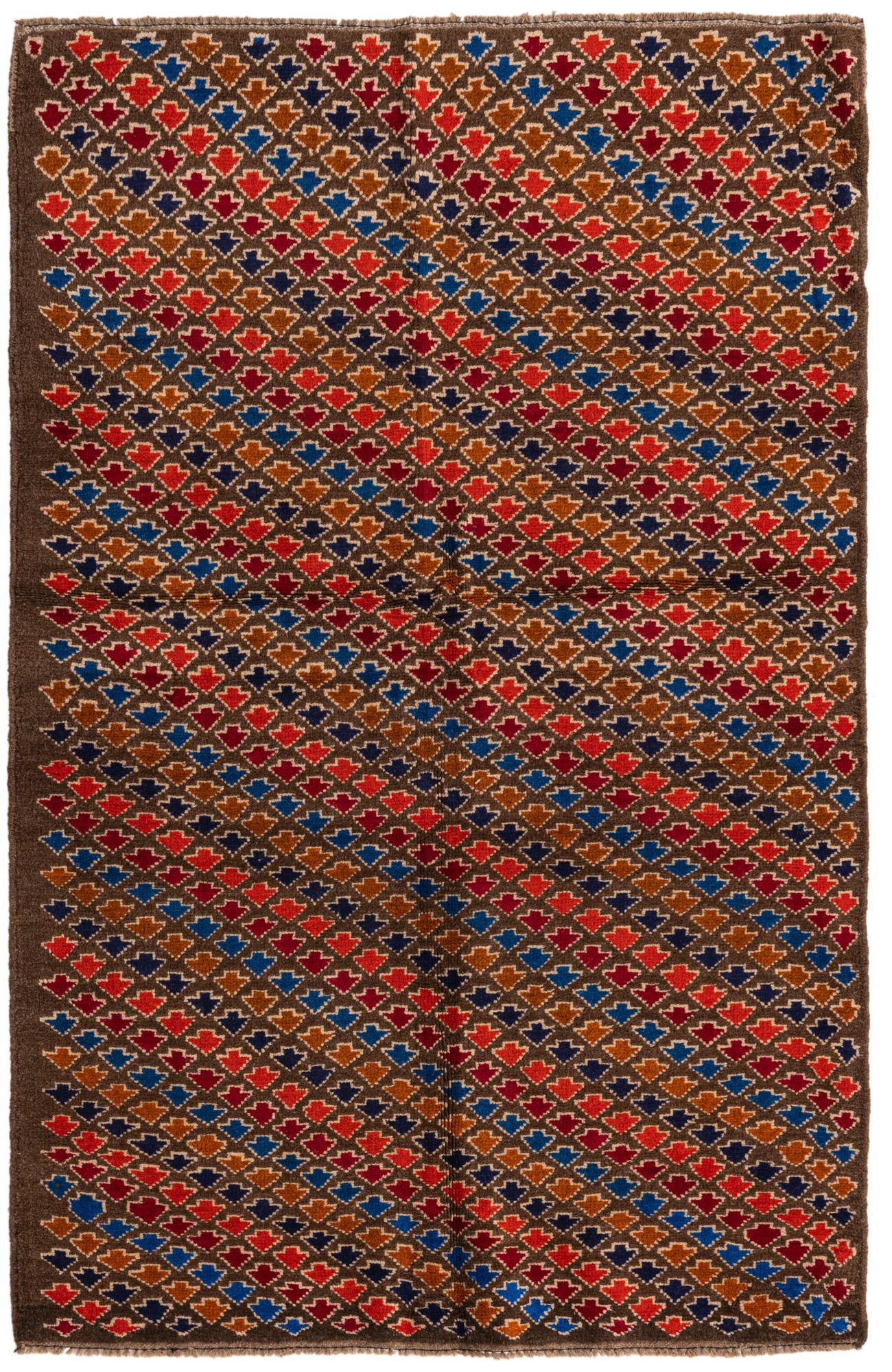3' 9 x 5' 9 Hand Knotted Balouch Wool Rug