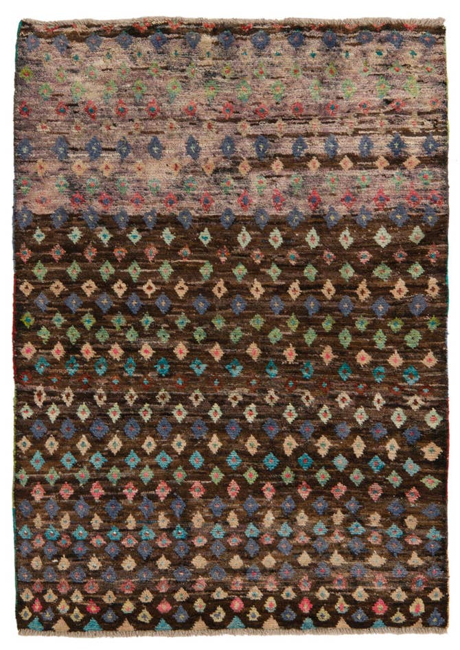 Detail image of 3' 9 x 5' 2 Hand Knotted Balouch Wool Rug