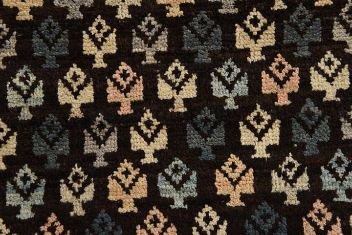 4' x 6' 4 Hand Knotted Balouch Wool Rug