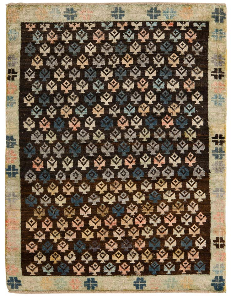 Detail image of 4' x 6' 4 Hand Knotted Balouch Wool Rug
