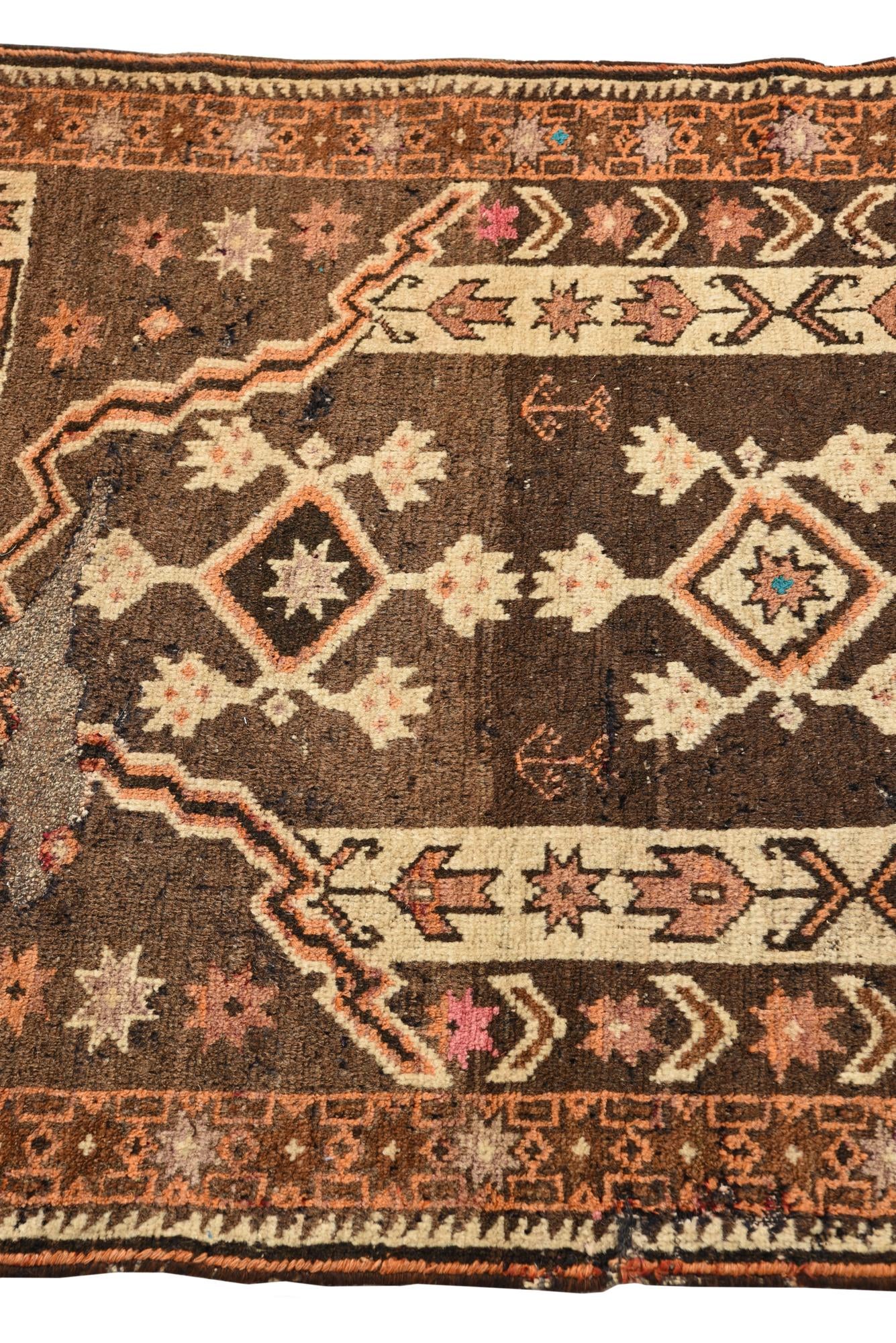 2' 7 x 4' 9 Hand Knotted Balouch Persian Wool Rug