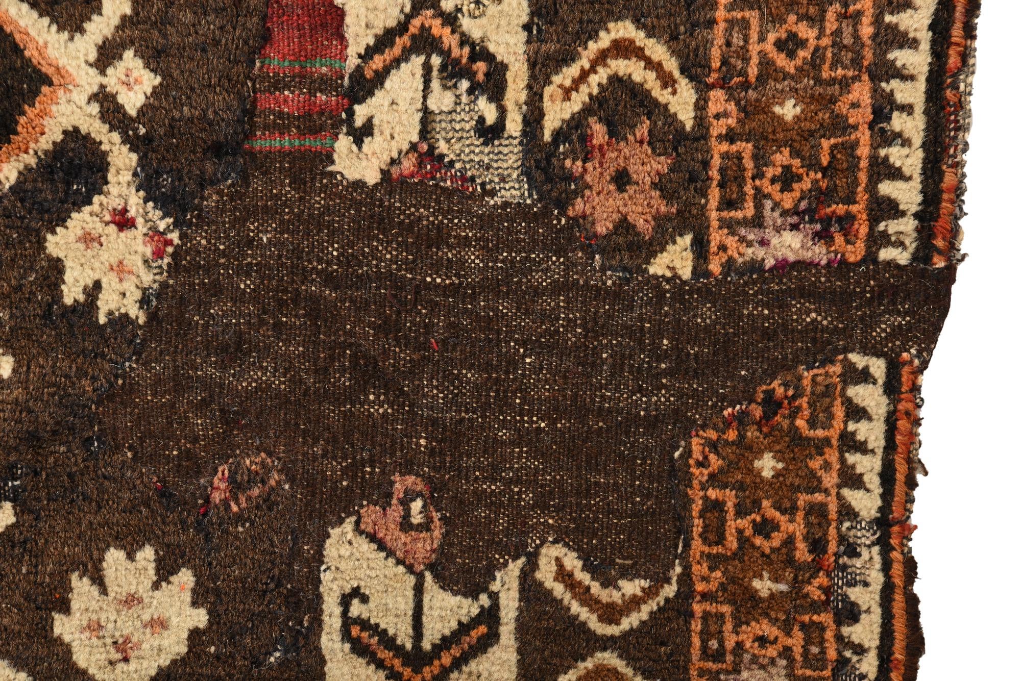 2' 7 x 4' 9 Hand Knotted Balouch Persian Wool Rug