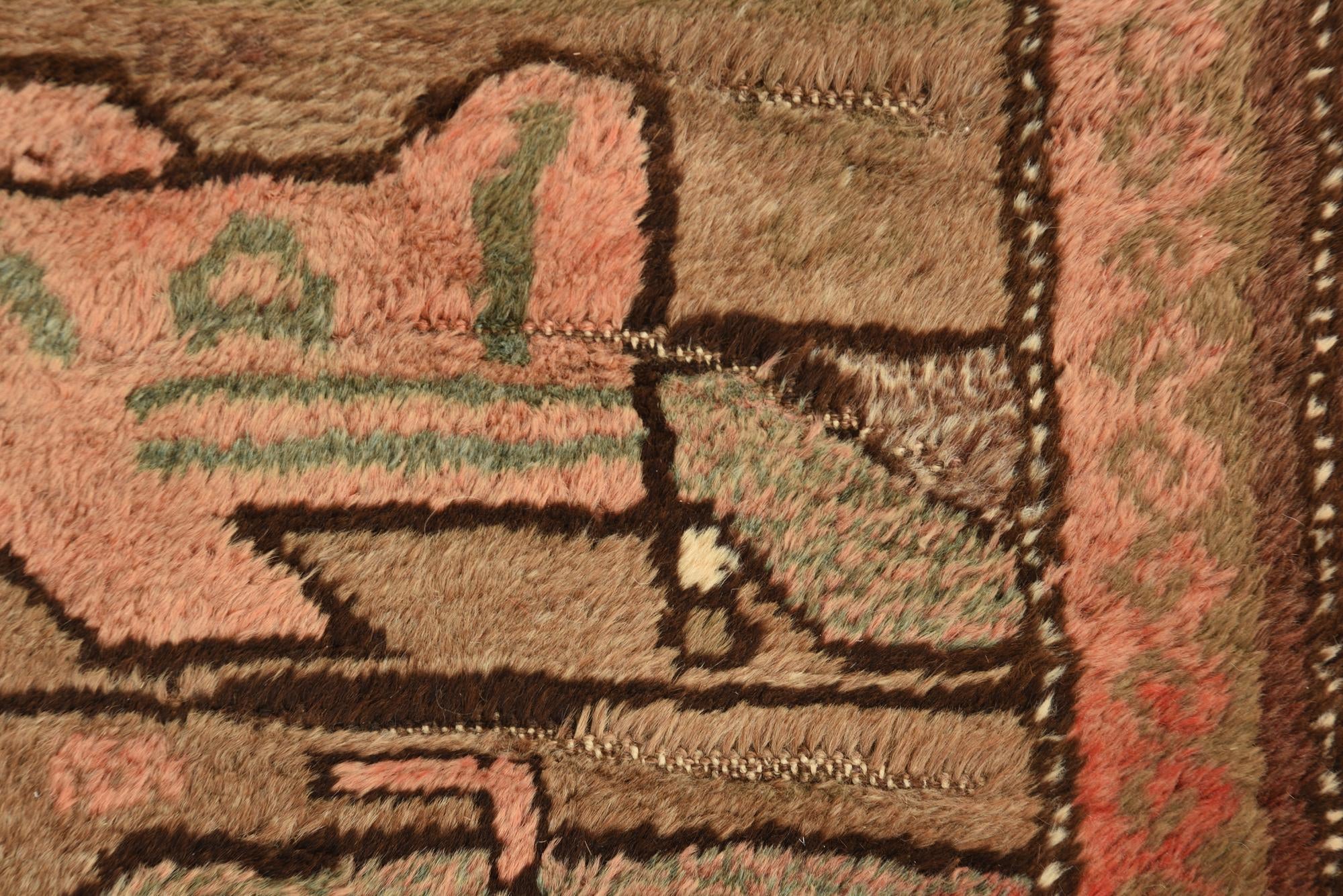 4' 7 x 6' 8 Hand Knotted Balouch Persian Wool Rug