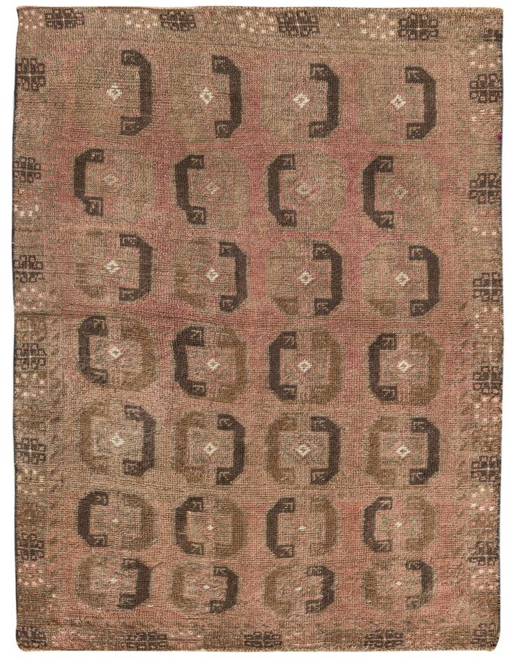 Detail image of 3' 3 x 6' 2 Hand Knotted Balouch Persian Wool Rug