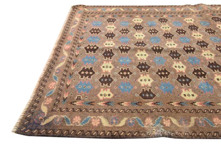 2' 10 x 4' 4 Hand Knotted Balouch Persian Wool Rug