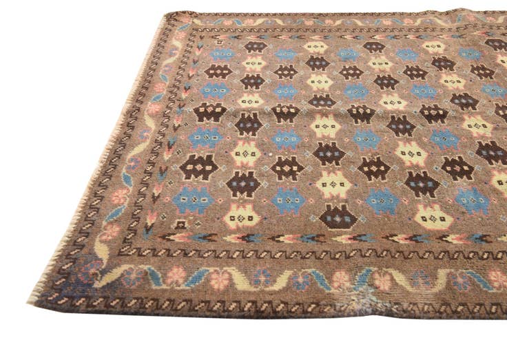 Detail image of 2' 10 x 4' 4 Hand Knotted Balouch Persian Wool Rug