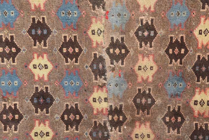 2' 10 x 4' 4 Hand Knotted Balouch Persian Wool Rug