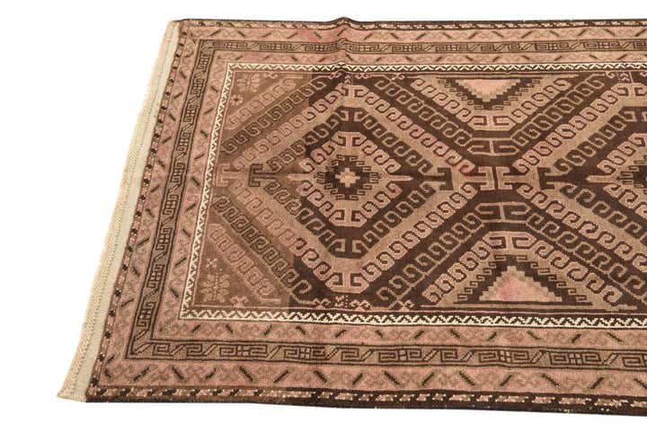 3' 5 x 6' 9 Hand Knotted Balouch Persian Wool Rug