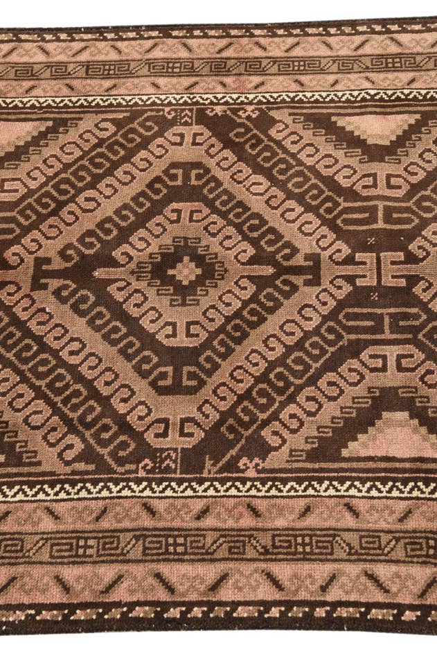 Detail image of 3' 5 x 6' 9 Hand Knotted Balouch Persian Wool Rug