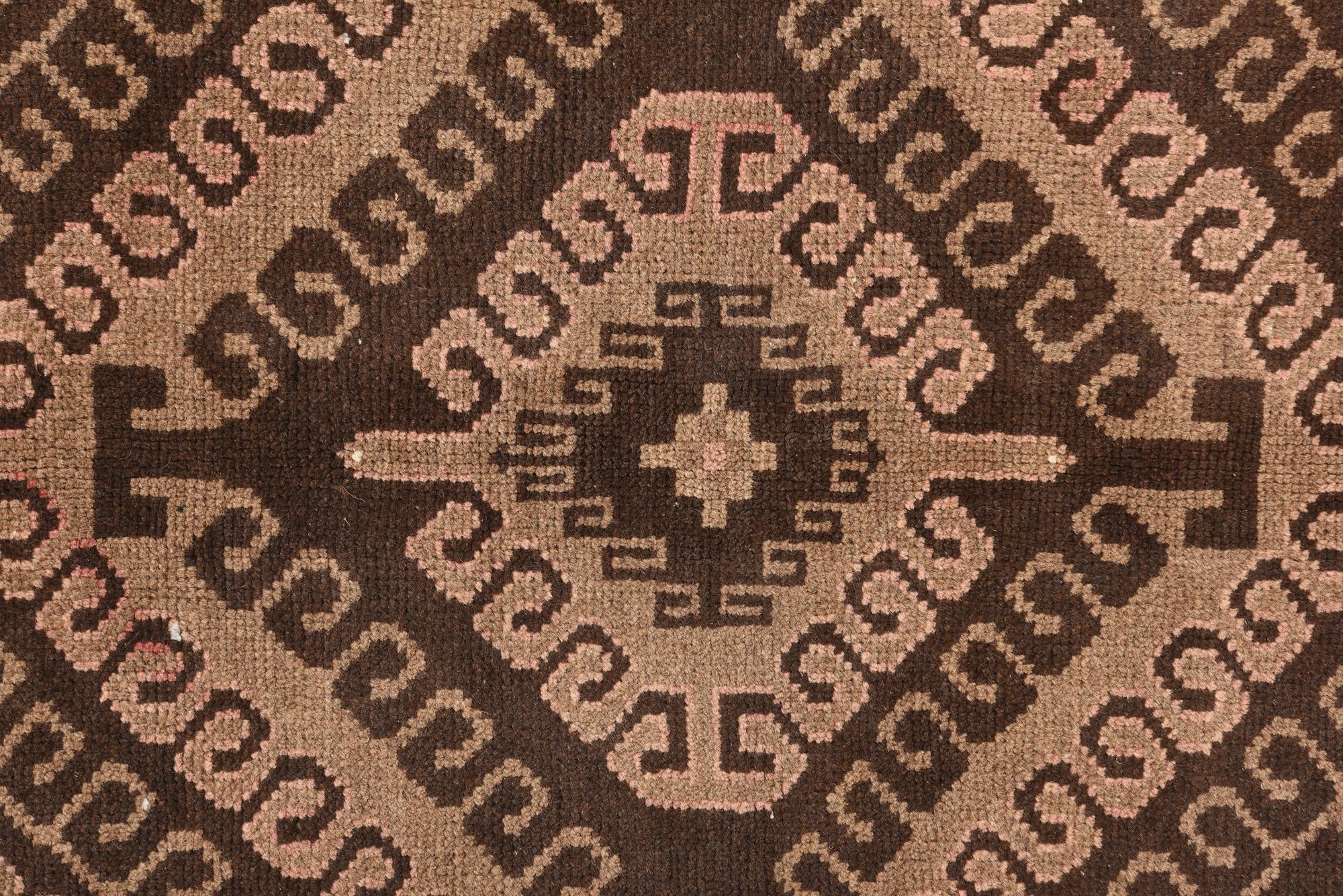 3' 5 x 6' 9 Hand Knotted Balouch Persian Wool Rug