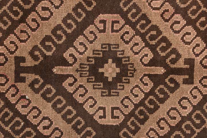 3' 5 x 6' 9 Hand Knotted Balouch Persian Wool Rug