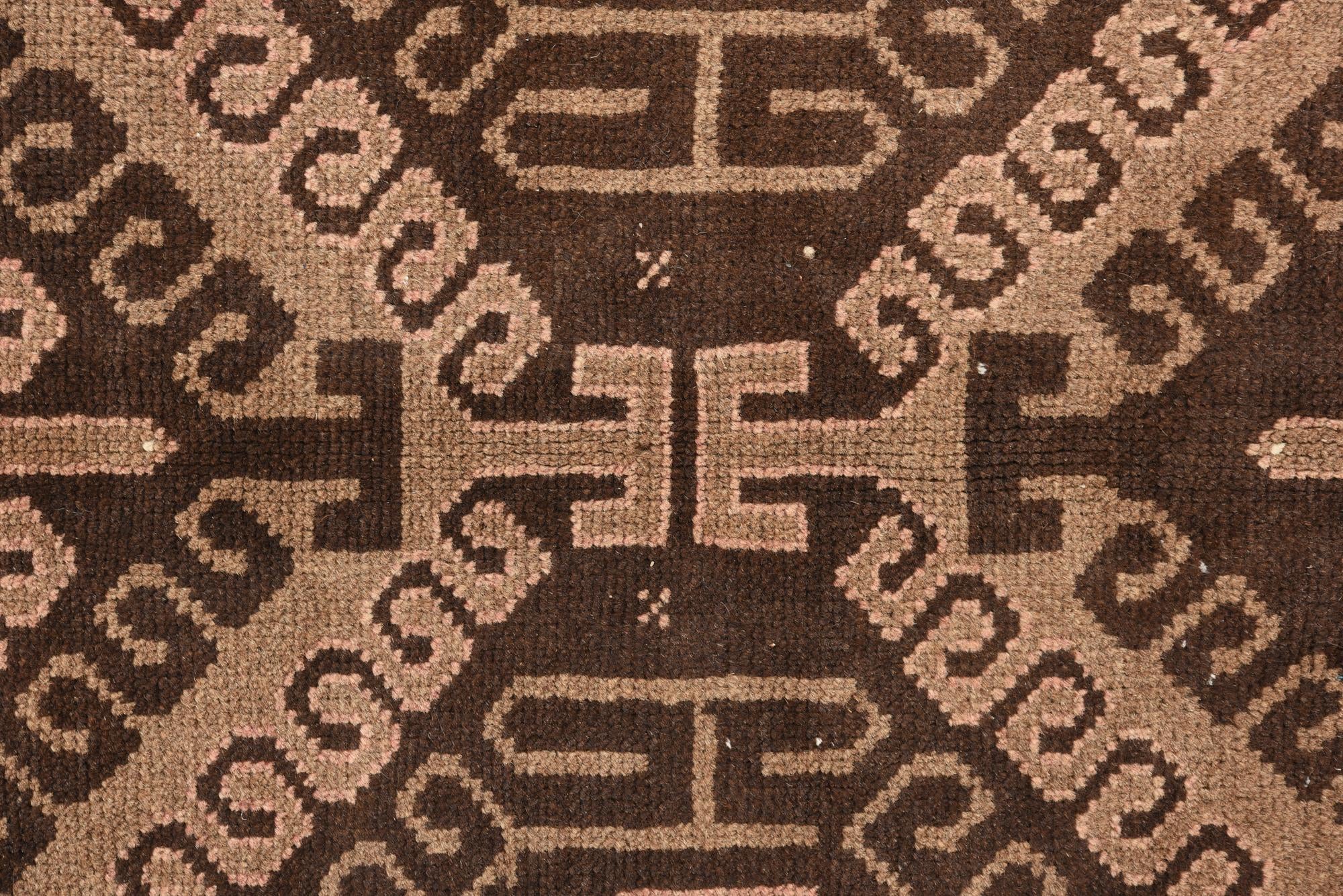 3' 5 x 6' 9 Hand Knotted Balouch Persian Wool Rug