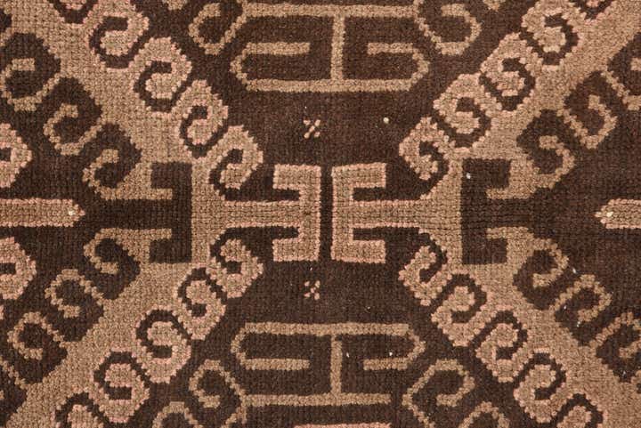 3' 5 x 6' 9 Hand Knotted Balouch Persian Wool Rug