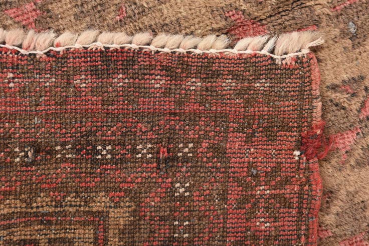 Detail image of 3' 1 x 4' 7 Hand Knotted Balouch Persian Wool Rug