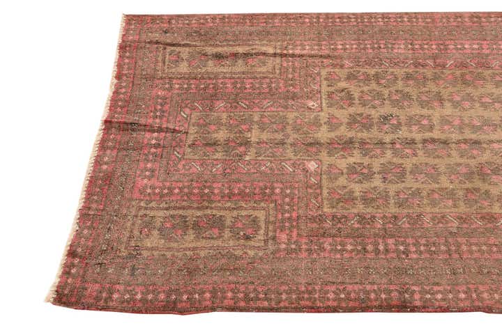 3' 1 x 4' 7 Hand Knotted Balouch Persian Wool Rug