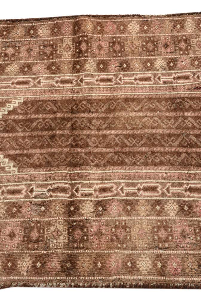 3' x 4' 5 Hand Knotted Balouch Persian Wool Rug