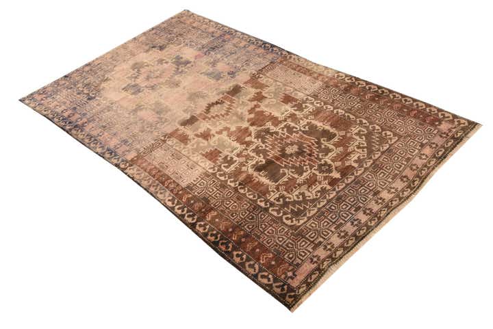 115cm x 205cm Handgeknüpft Balouch Persisch Wolle Teppich