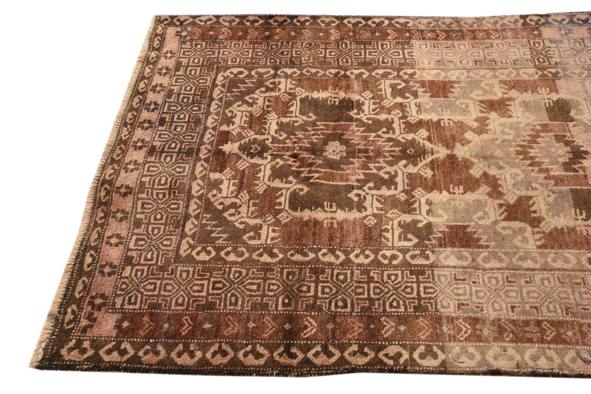 3' 9 x 6' 9 Hand Knotted Balouch Persian Wool Rug