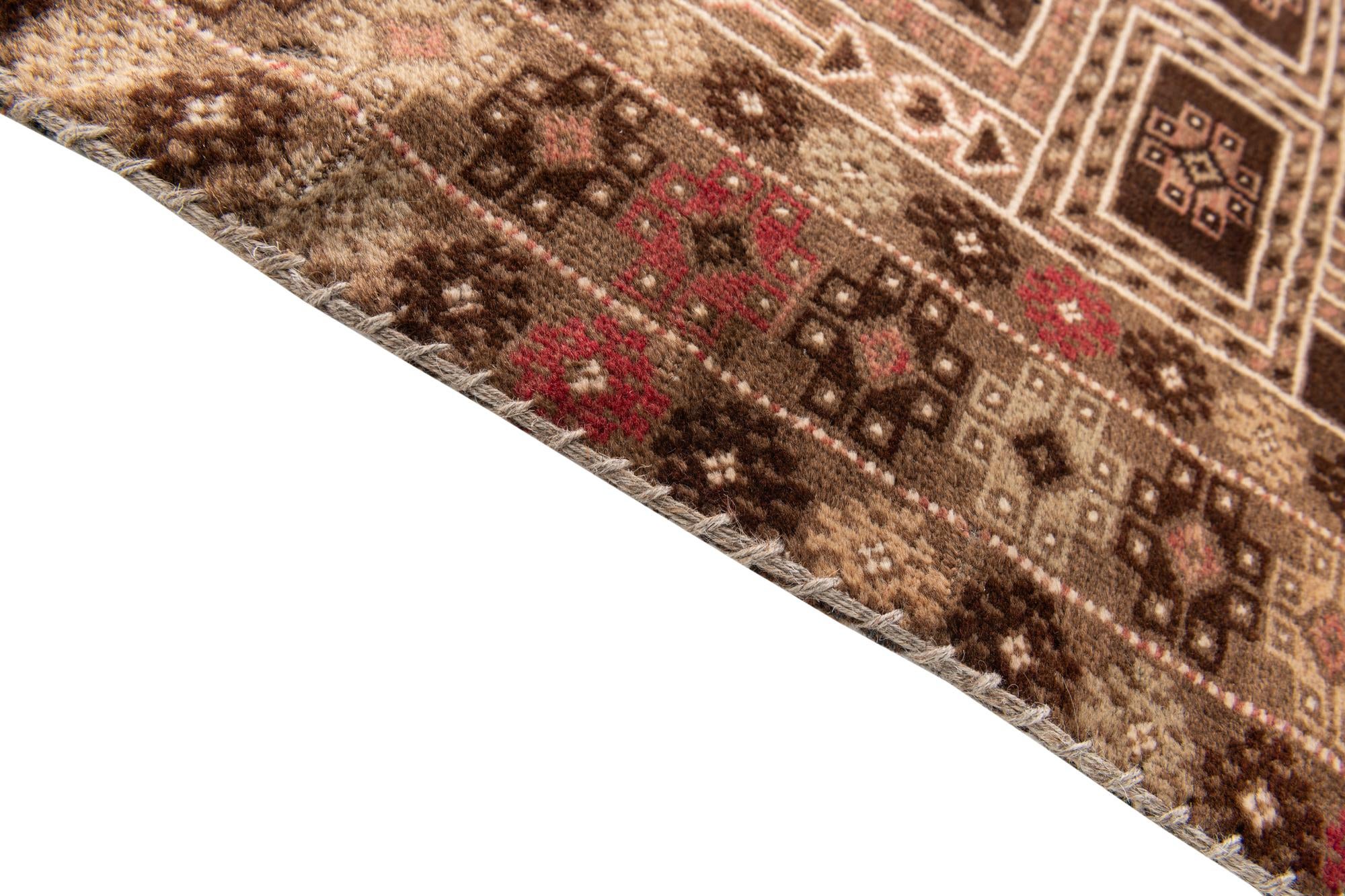 2' 10 x 4' 10 Hand Knotted Balouch Wool Rug