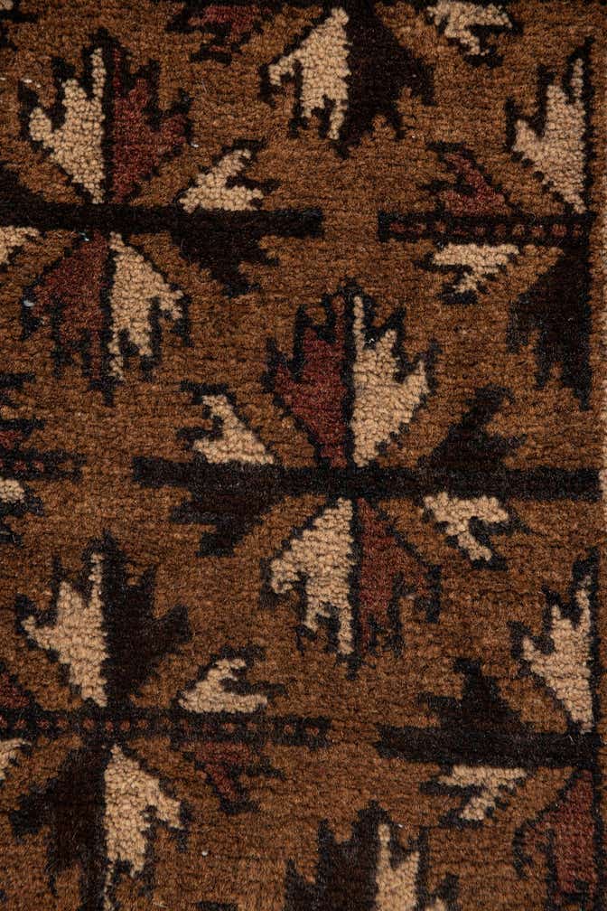 2' 8 x 4' 4 Hand Knotted Balouch Persian Wool Rug