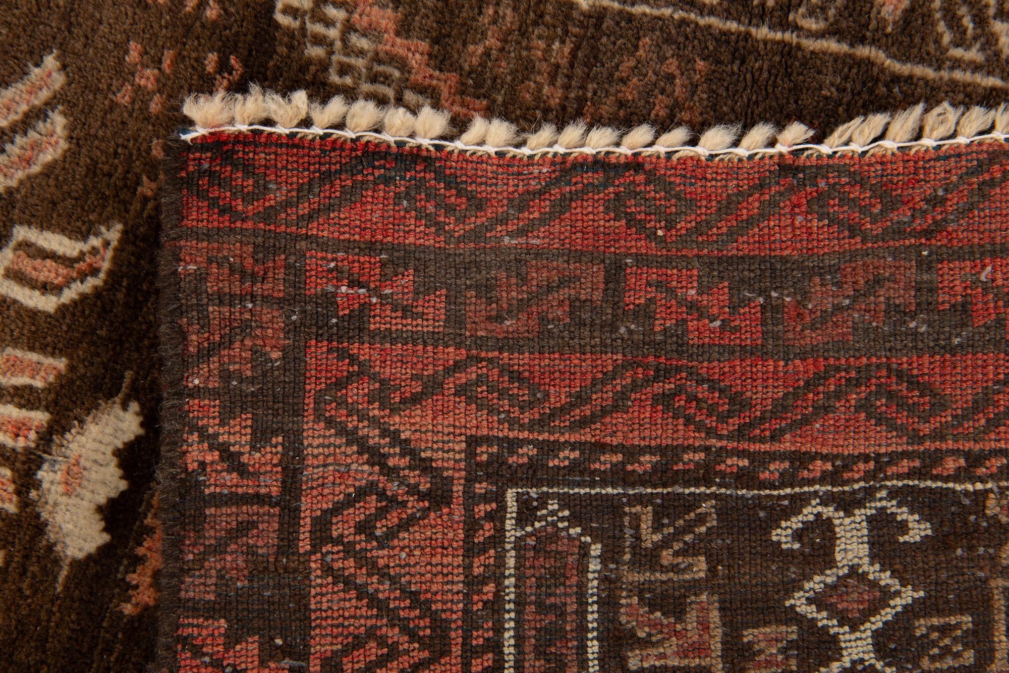 2' 5 x 4' 2 Hand Knotted Balouch Wool Rug