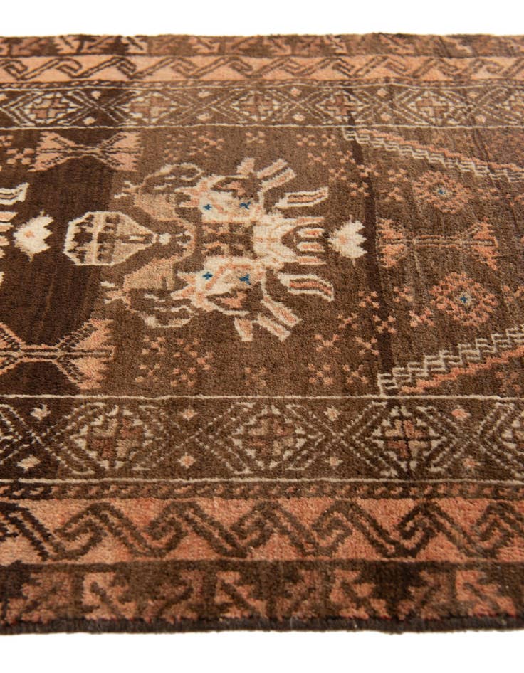 Detail image of 2' 5 x 4' 2  Hand Knotted Balouch Wool Rug