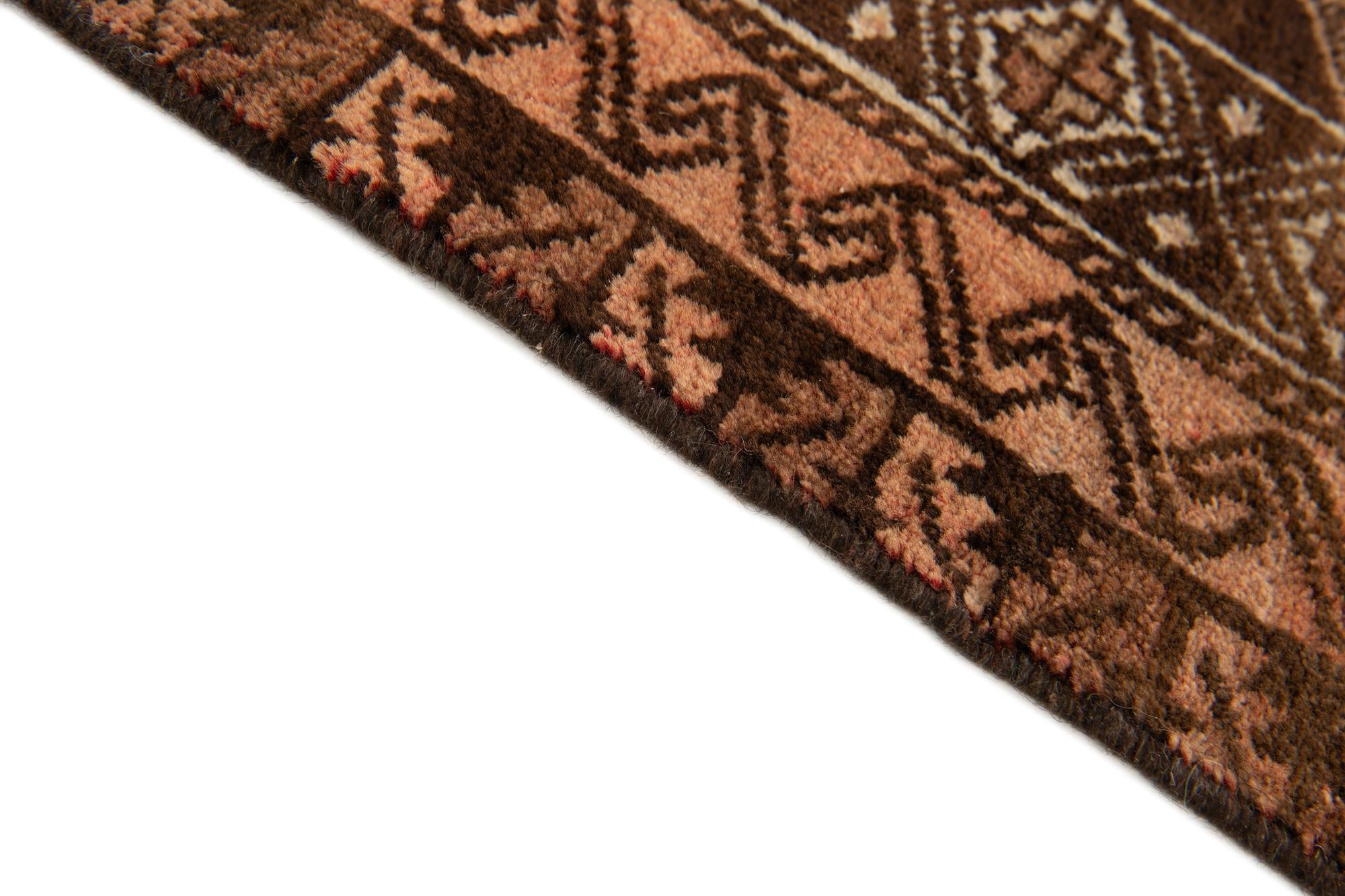 2' 5 x 4' 2 Hand Knotted Balouch Wool Rug