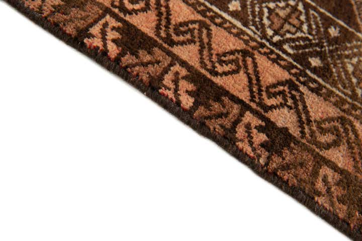 2' 5 x 4' 2 Hand Knotted Balouch Wool Rug