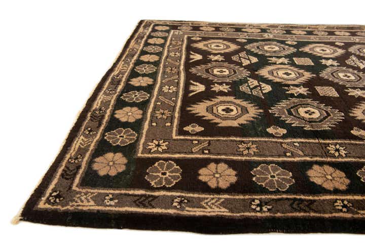 4' x 5' 9 Hand Knotted Balouch Wool Rug