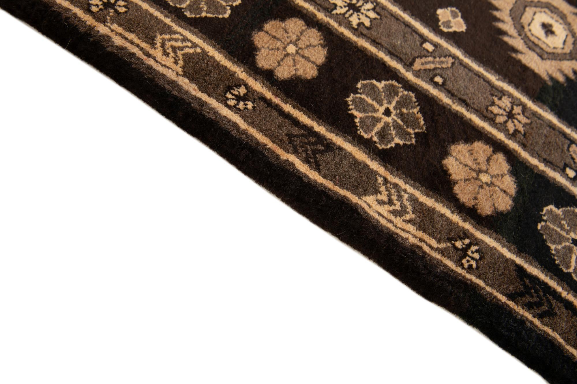 4' x 5' 9 Hand Knotted Balouch Wool Rug