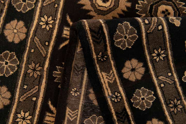 4' x 5' 9 Hand Knotted Balouch Wool Rug