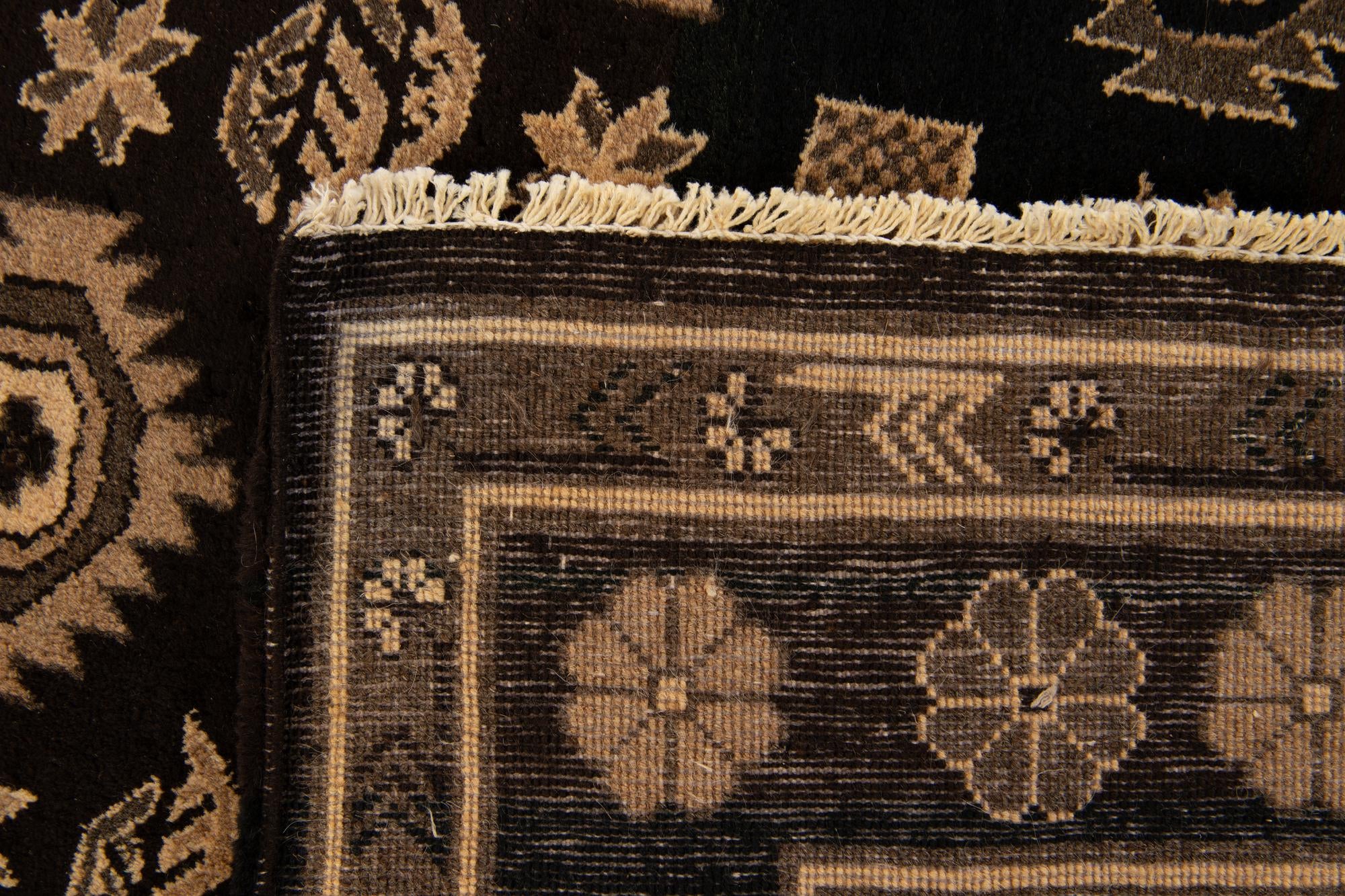 4' x 5' 9 Hand Knotted Balouch Wool Rug