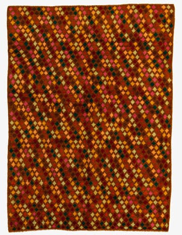 6' x 8' Hand Knotted Balouch Wool Rug