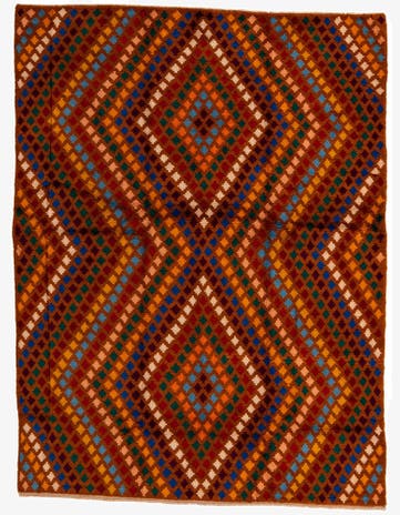 6' 2 x 8' 3 Hand Knotted Balouch Wool Rug