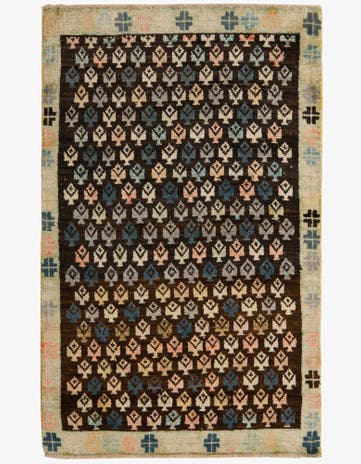 4' x 6' 4 Hand Knotted Balouch Wool Rug