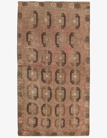 3' 3 x 6' 2 Hand Knotted Balouch Persian Wool Rug