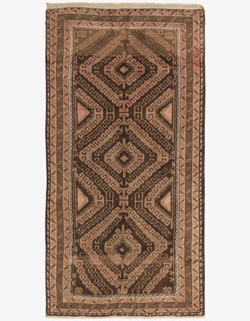 3' 5 x 6' 9 Hand Knotted Balouch Persian Wool Rug