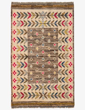 3' 3 x 5' 3 Hand Knotted Balouch Wool Rug