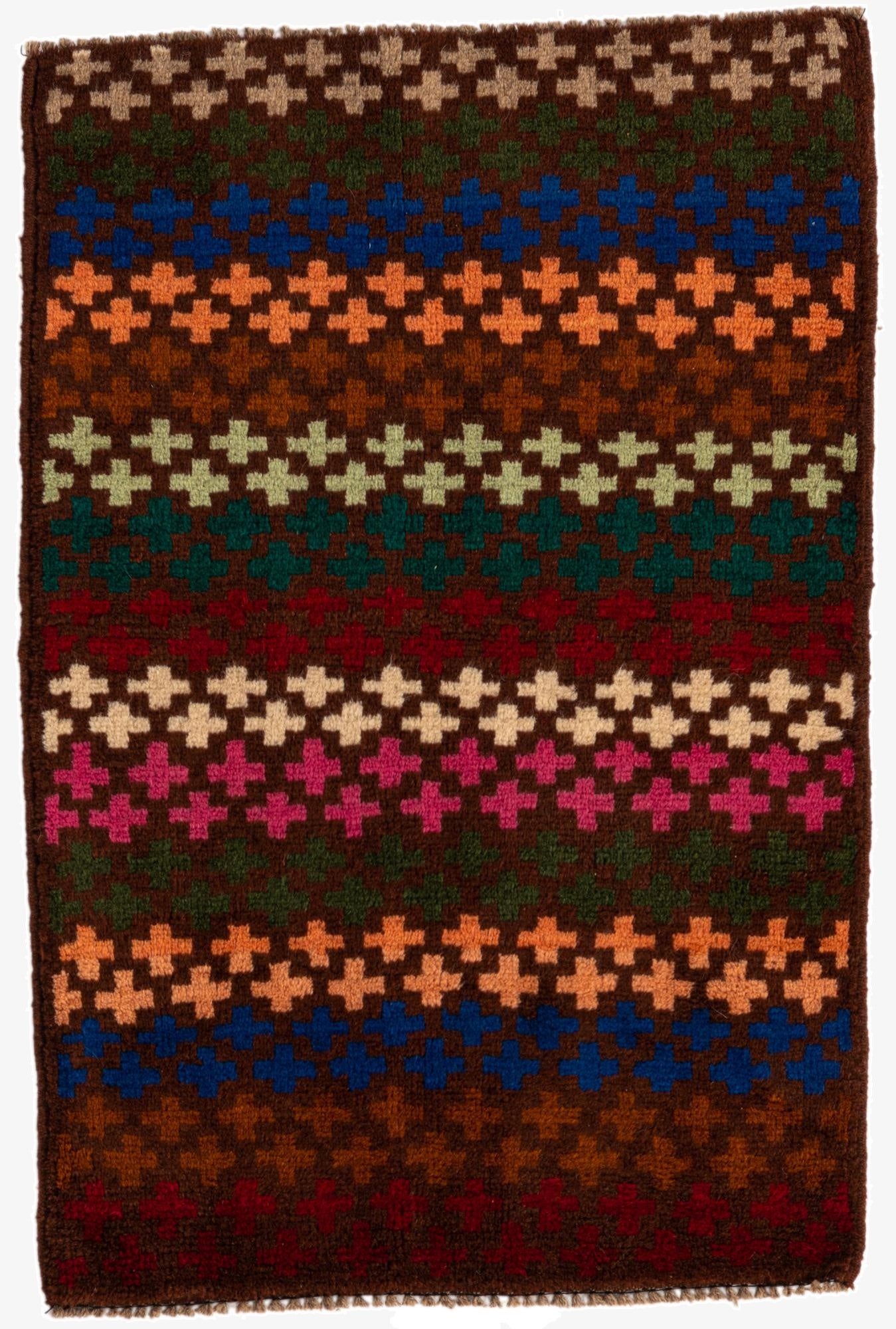 2' x 3'  Hand Knotted Balouch Wool Rug