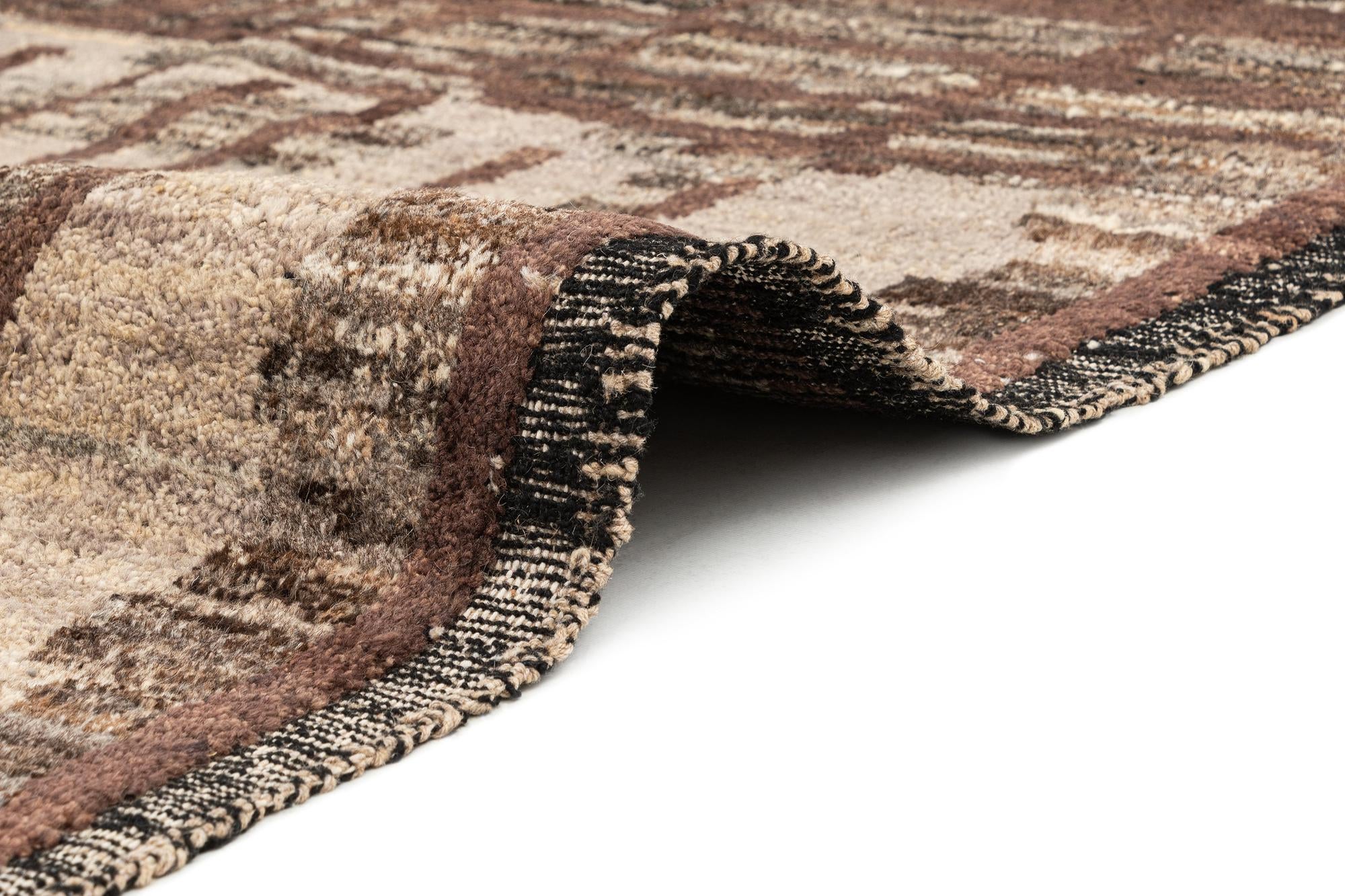 8' 4 x 10' 2 Hand Knotted Beni Marok Rug