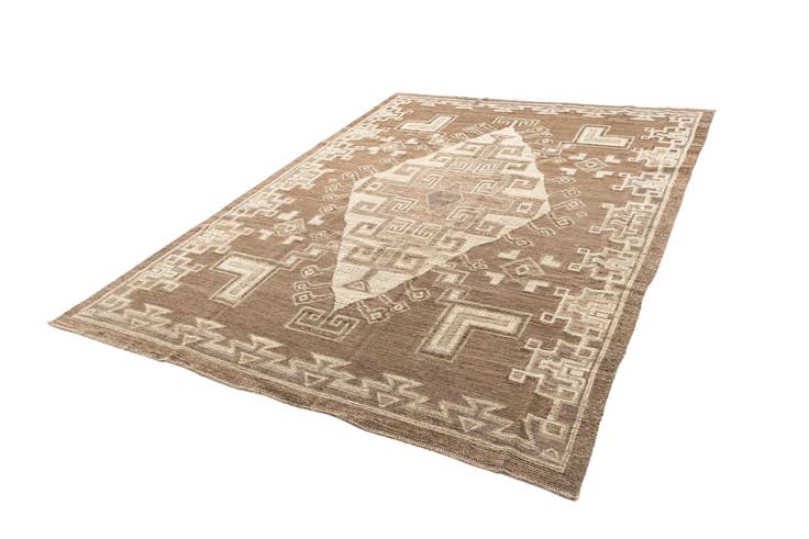 Detail image of 9' 1 x 12' 4 Hand Knotted Beni Marok Rug