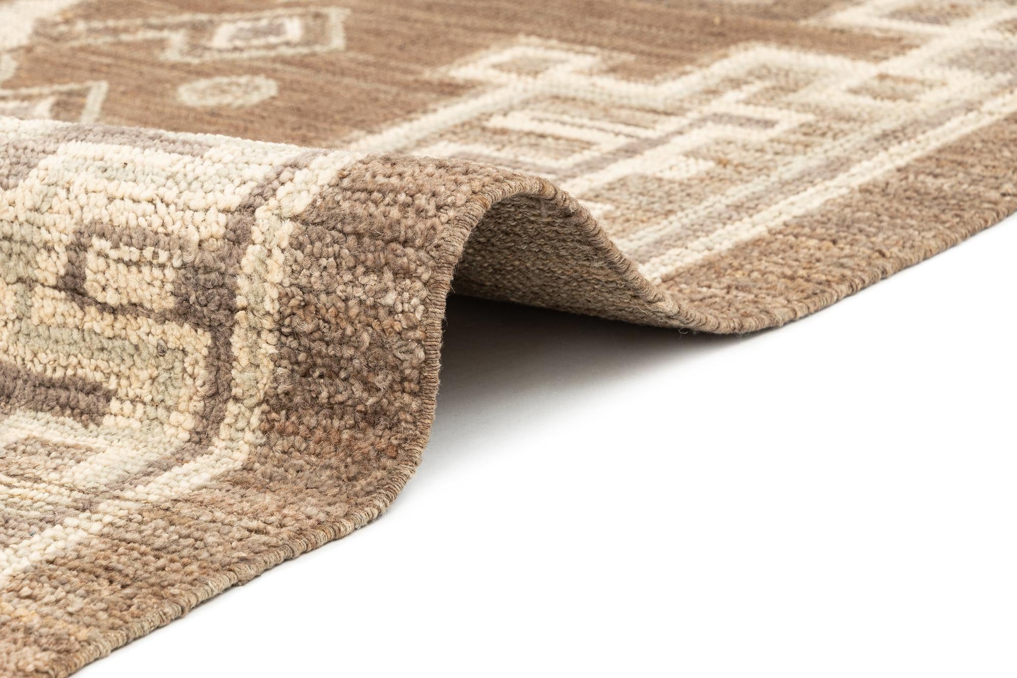9' 1 x 12' 4 Hand Knotted Beni Marok Rug