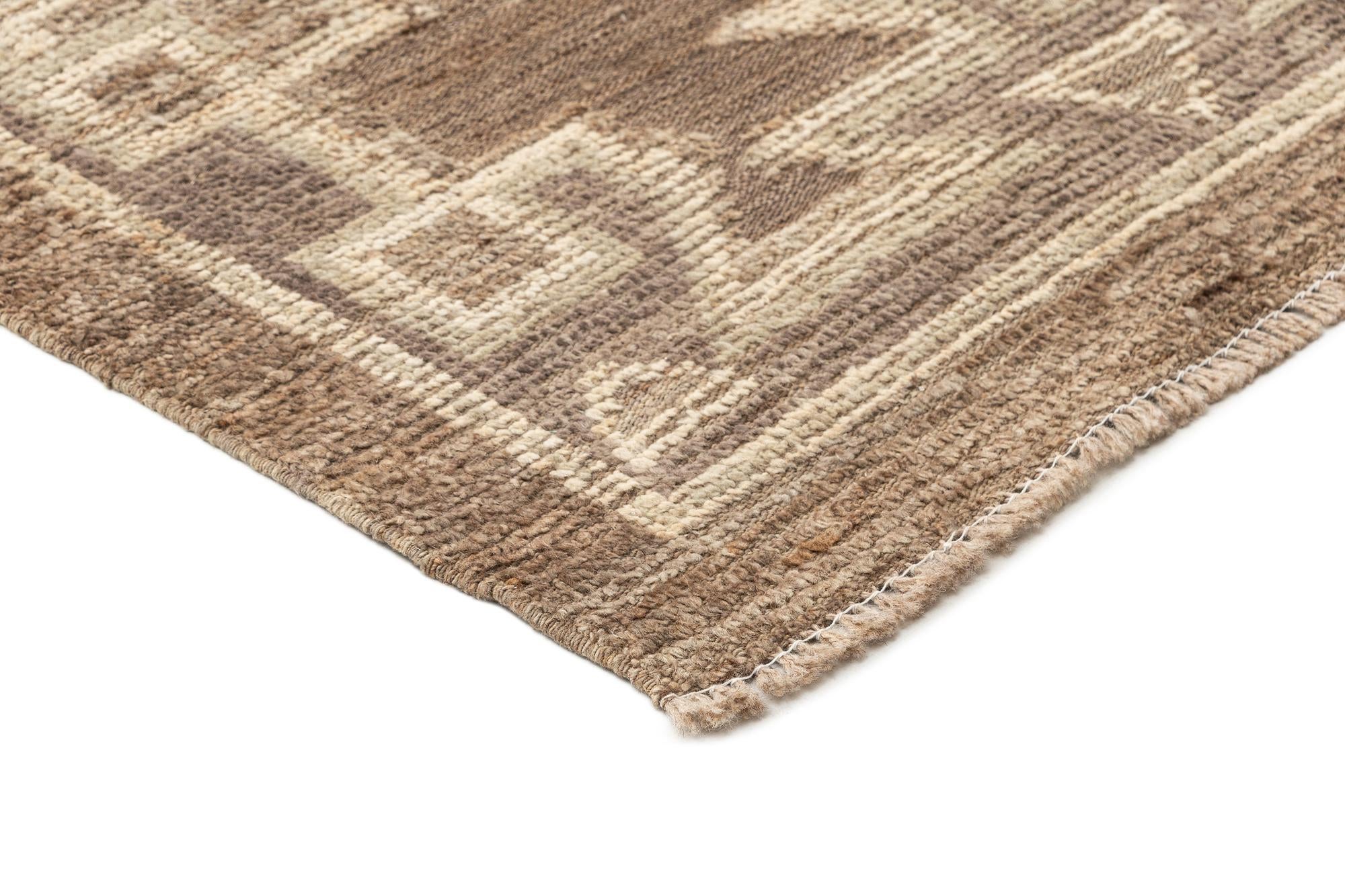 9' 1 x 12' 4 Hand Knotted Beni Marok Rug