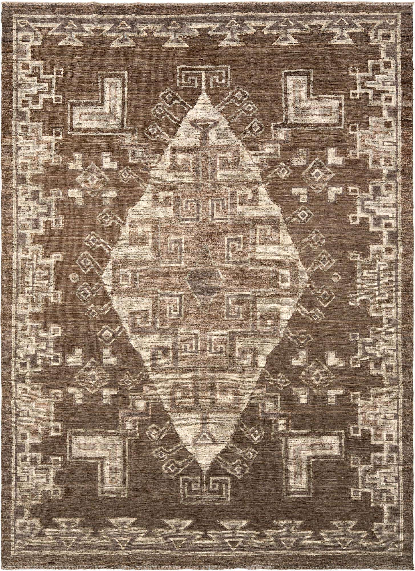 9' 1 x 12' 4 Hand Knotted Beni Marok Rug