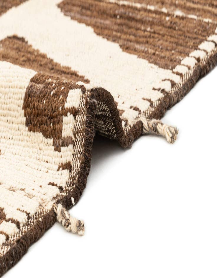 Detail image of 9' 3 x 11' 3  Hand Knotted Beni Marok Rug