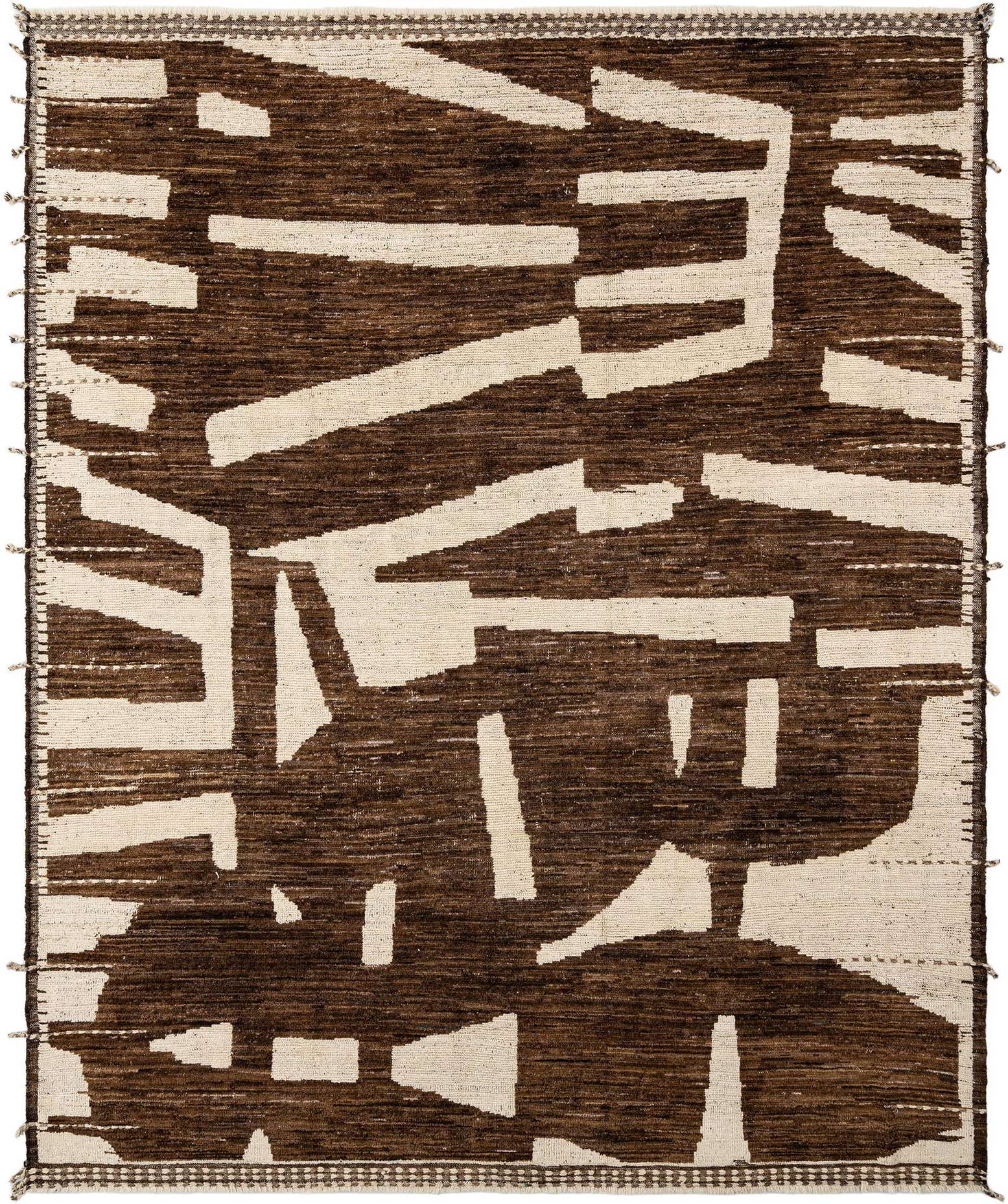 9' 3 x 11' 3 Hand Knotted Beni Marok Rug