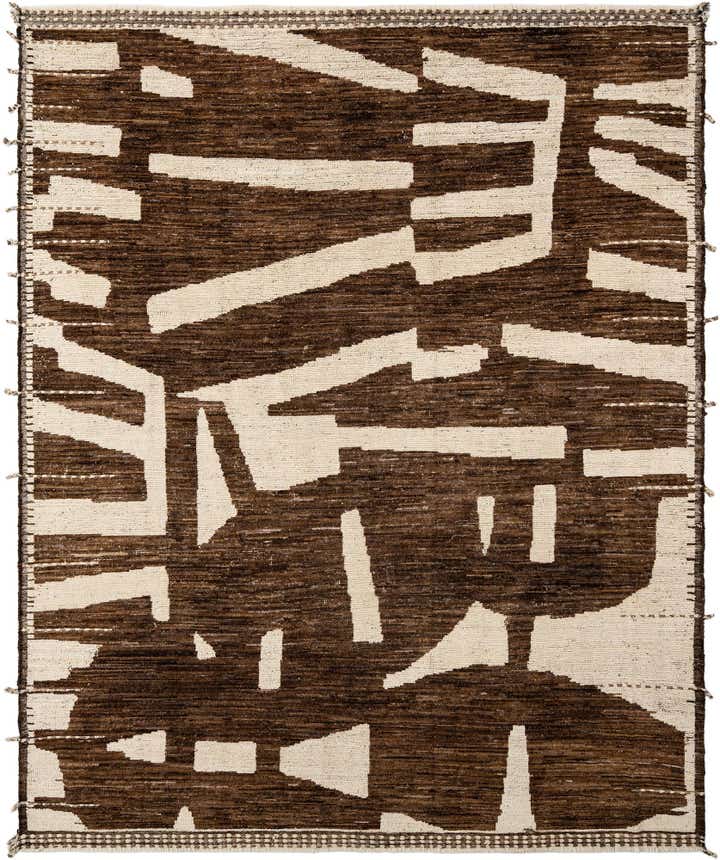 9' 3 x 11' 3 Hand Knotted Beni Marok Rug